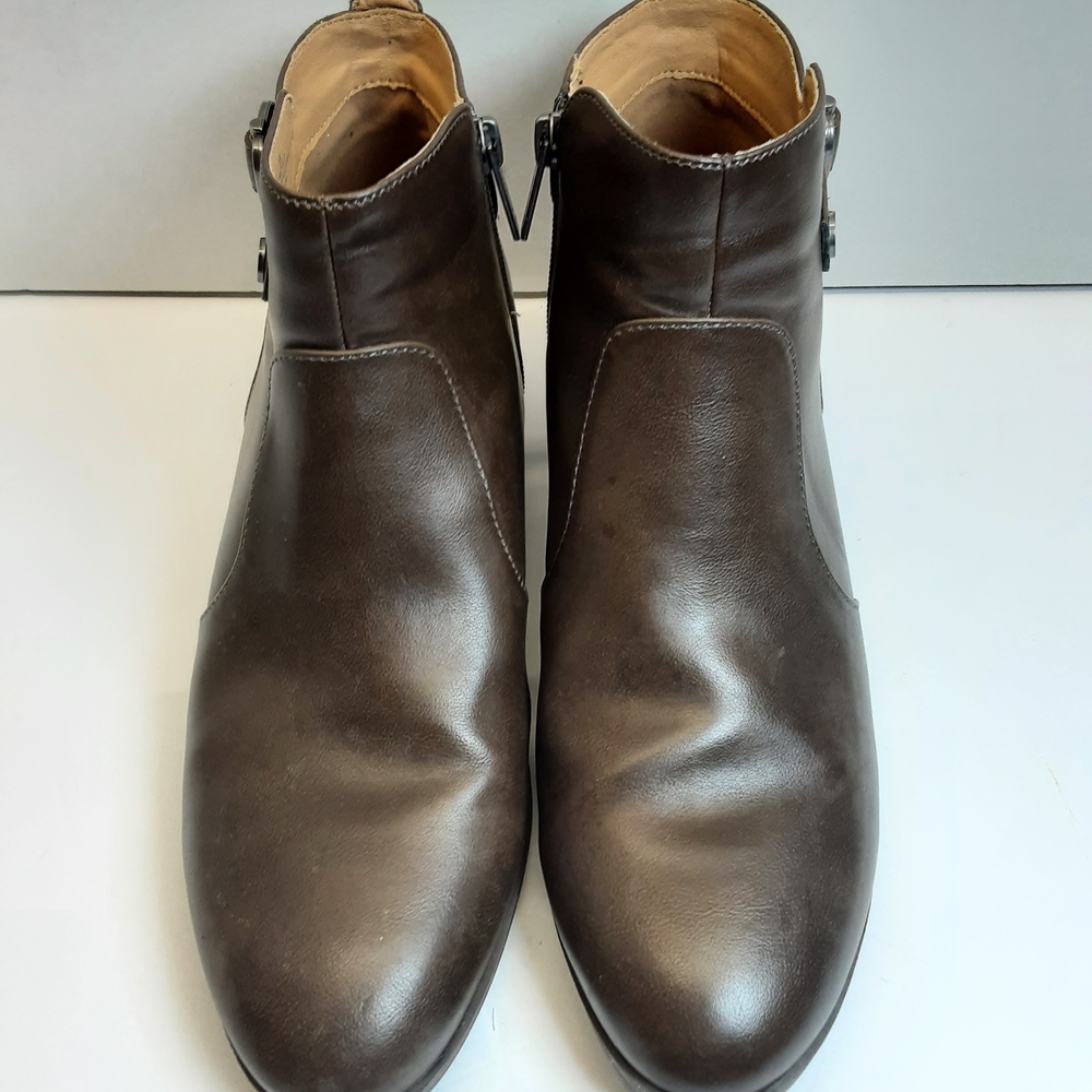 Unisa Dark Brown Ankle Boots